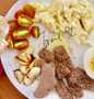 Langkah Mudah untuk Menyiapkan Mashed potatoes with Blackpepper Beef untuk makan malam Diet, Lezat Sekali