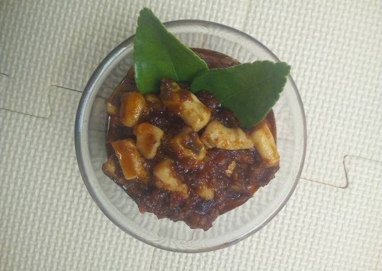 Sambal Cumi Pedas tanpa pete