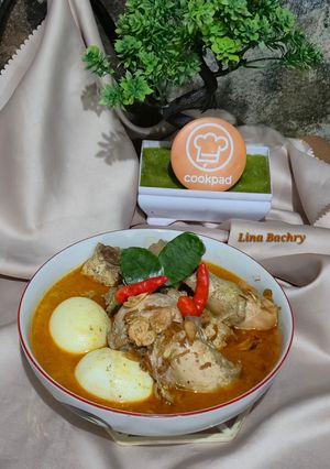 Foto resep Gulai Ayam & Telur Praktis