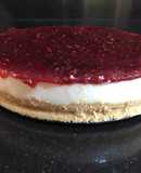 Tarta de queso 🧀 con mermelada de fresa 🍓 o frambuesa