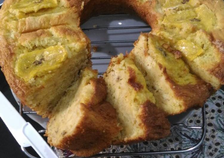 Resep Bolu pisang lembut Anti Gagal