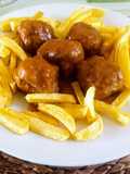 Spanish Meatballs in Sauce