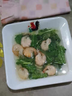 Foto resep Sayur bening udang dan sawi