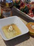 Vinagreta de mandarina y aceite de cacahuate