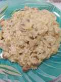 Risotto de secreto y champiñones