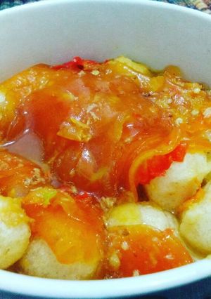 Foto resep Seblak kuah kerupuk siomay