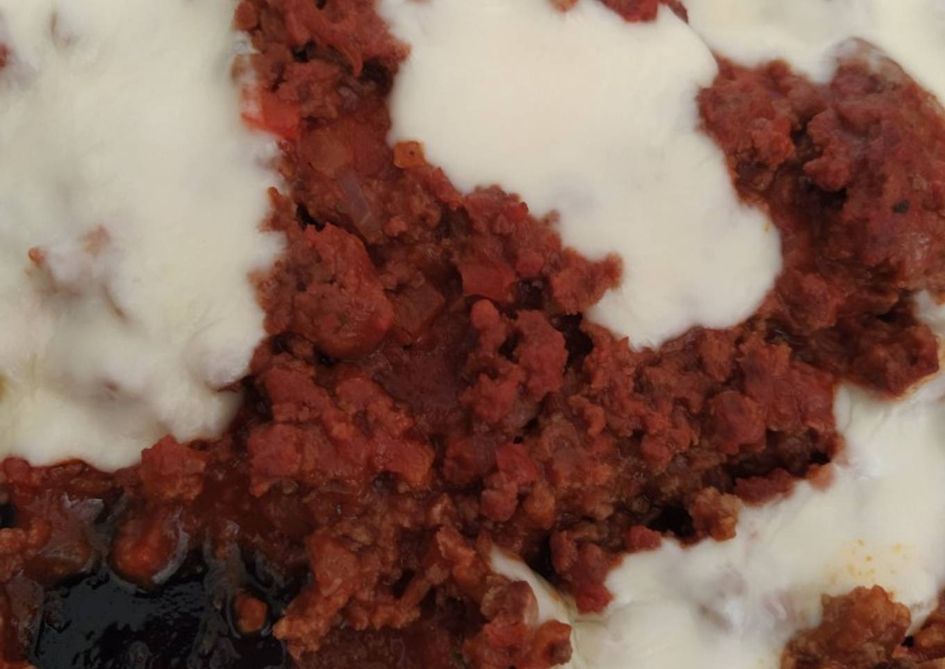 Canelones con carne molida con masa de harina de coco