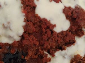 Una foto de Canelones con carne molida con masa de harina de coco