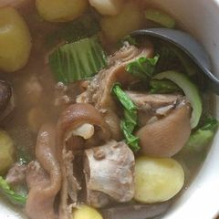 Pork hock vege stew A picture of Pork hock vege stew.