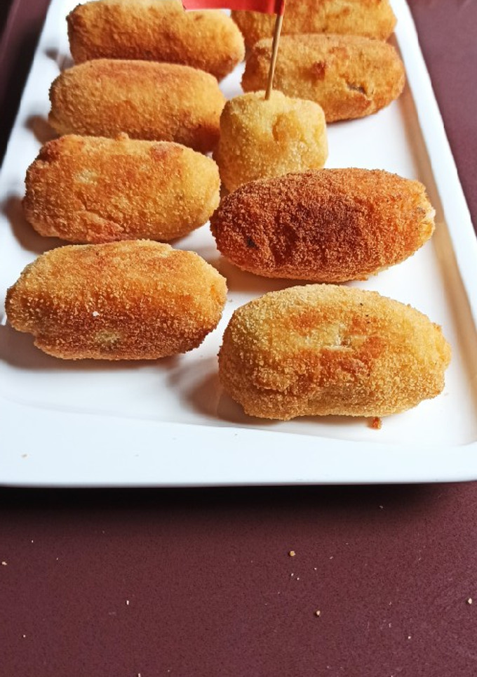 Una foto de Croquetas de bacalao