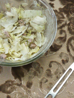 عکسی از دستور سالاد سوسیس