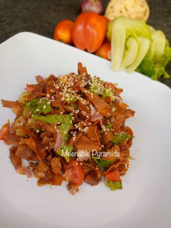 A picture of Sweet potatoes salad.