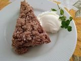 Streussel Kuchen de manzana y canela