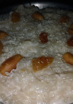 صورة لوصفة أرز بلبن بالكريمة اللبانى🍚😋