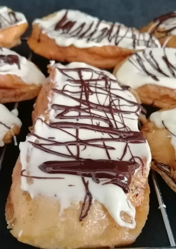 Una foto de Torrijas con chocolate