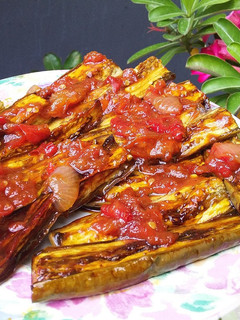 Foto resep Terong Bakar Sambal Ayam Bakar