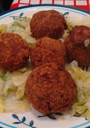 Una foto de Albóndigas de arroz graneado