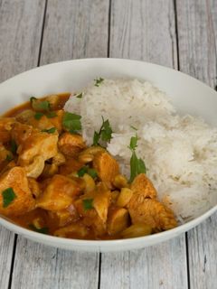 Indiai curry csirke recept fotója