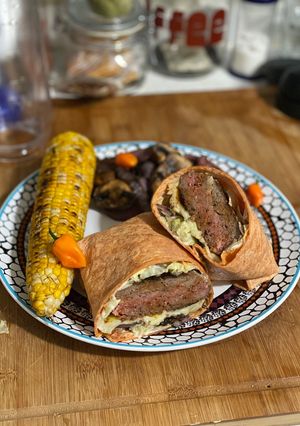A picture of Cheeseburger Wrap.
