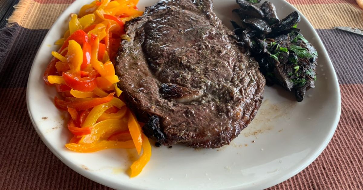 Rib eye al horno - 12 recetas caseras- Cookpad