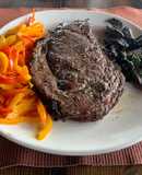 Bistec al horno de leña