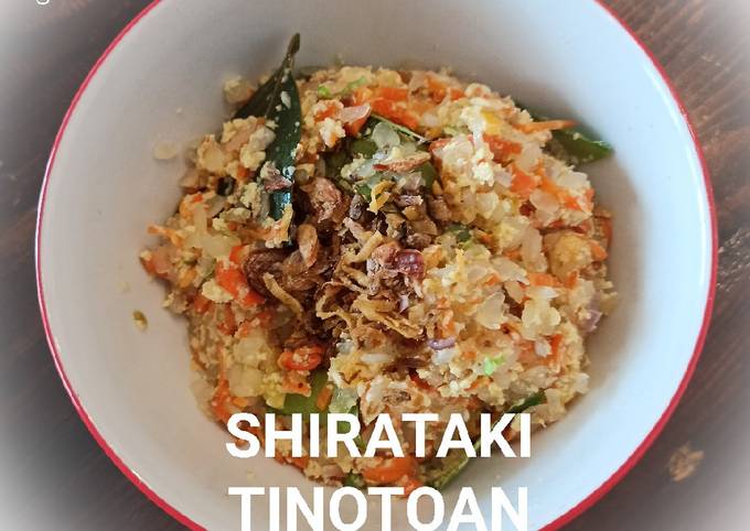 SHIRATAKI TINOTOAN (Kombinasi Antara Jepang dan Manado Minahasa)