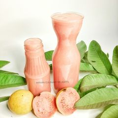 Pink guava juice A picture of Pink guava juice.