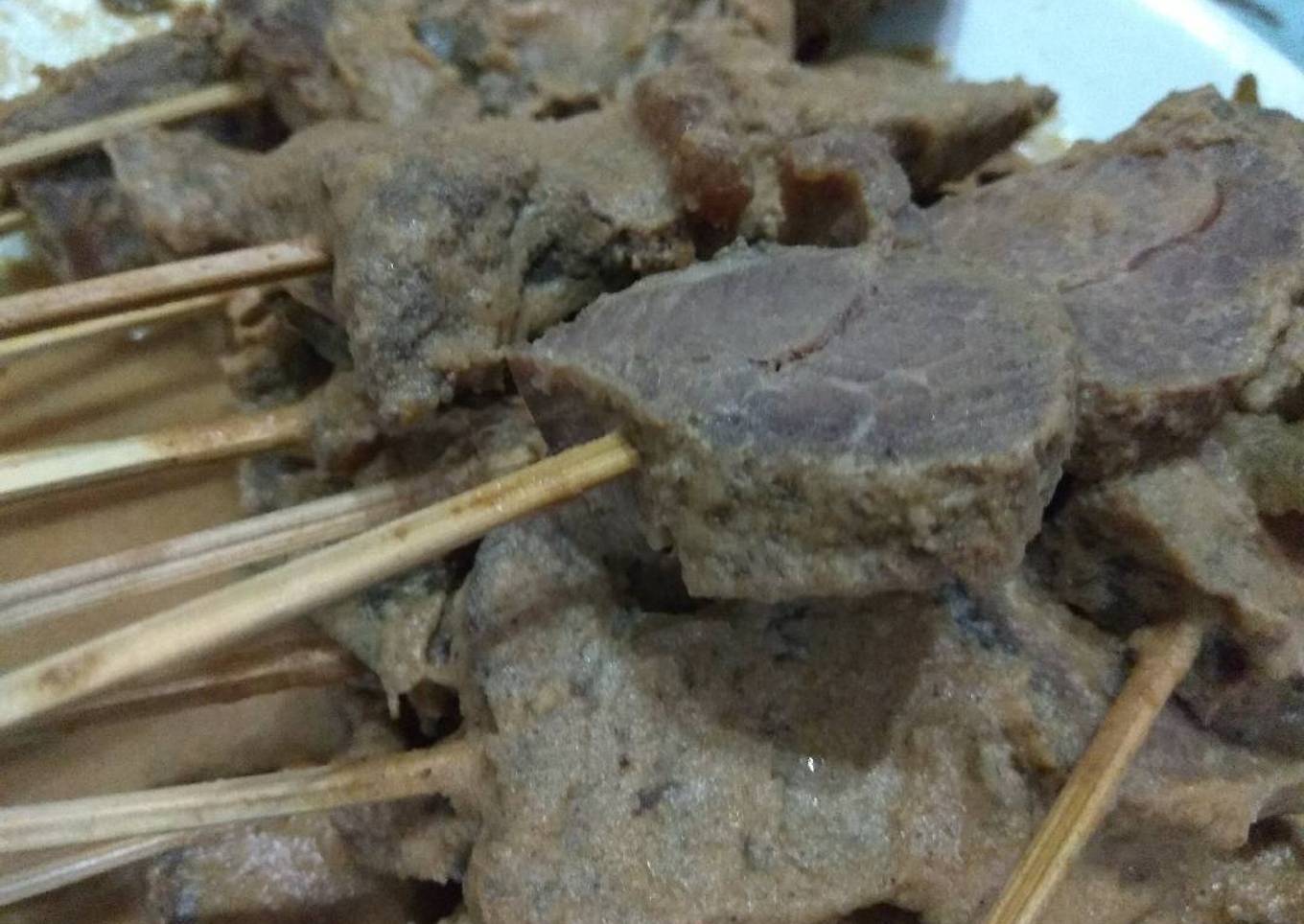 Sate sapi bumbu rempah