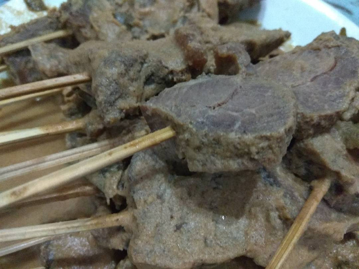 Wajib coba! Resep memasak Sate sapi bumbu rempah sajian Idul Fitri  nikmat