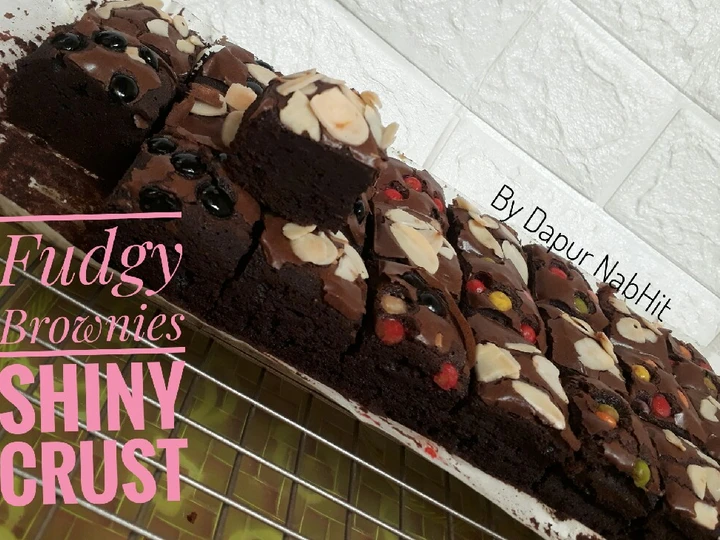 Langkah Gampang Menyiapkan Resep Fudgy Brownies Panggang Shiny Crust yang  Bikin Ketagihan Anti Ribet, Bisa Manjain Lidah