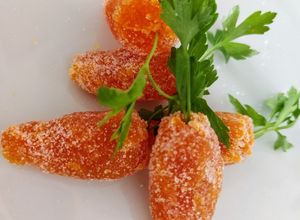 Una foto de Chuches de zanahoria