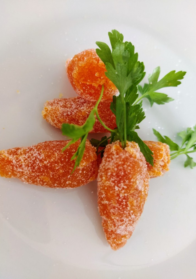 Una foto de Chuches de zanahoria