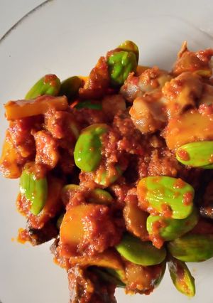 Foto resep Balado kentang hatiampla pete