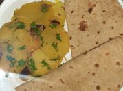 A picture of chapati potato