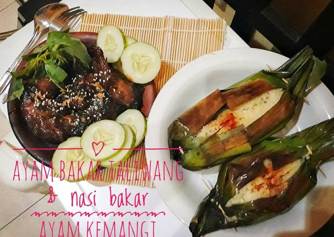 Ayam bakar taliwang & nasi bakar ayam kemangi