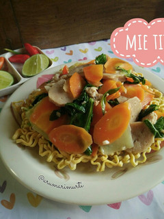 Foto resep Mie titi (mie siram) Makassar