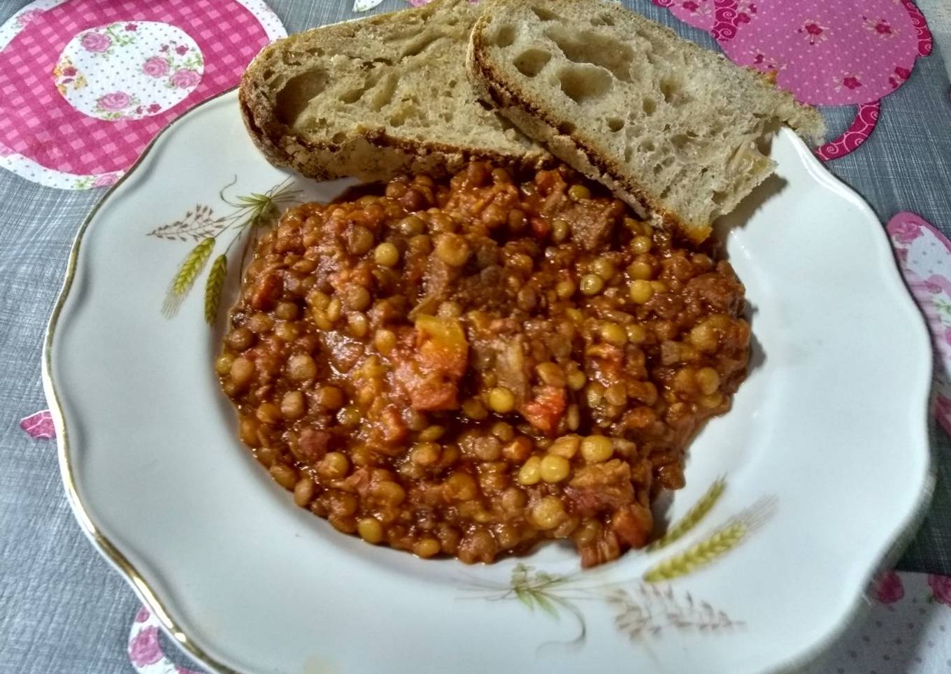 Súper guiso de lentejas