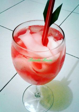 Foto resep Es kelapa muda nutrijell cocopandan