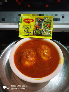 A picture of Egg Curry.