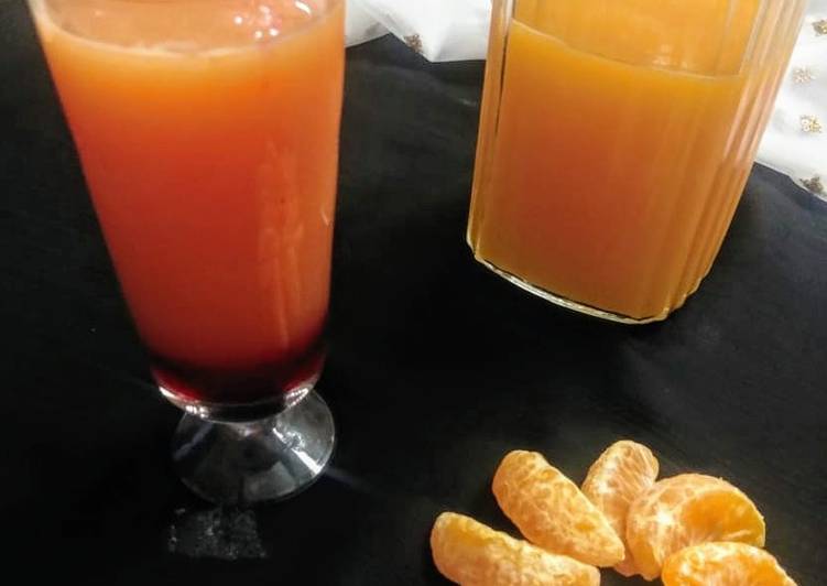 Simple Way to Make Fresh orange juice