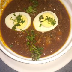 Keema Kaleji with egg's A picture of Keema Kaleji with egg's.