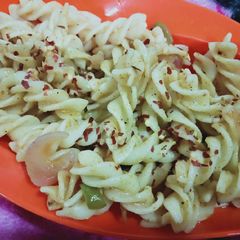 A picture of Spicy pasta.
