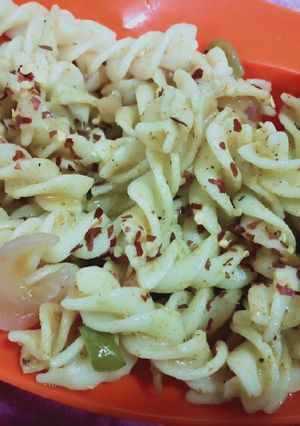 A picture of Spicy pasta.
