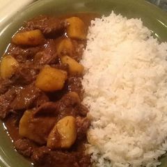 A picture of Soya aloo chunks.