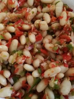 Una foto de Alubias a la vinagreta