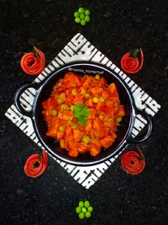ગાજર વટાણા નું શાક (Carrot Green peas Sabji Recipe In Gujarati) રેસીપી મુખ્ય ફોટો