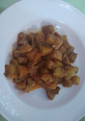 Foto resep Kentang bumbu instan 'desaku sambal balado'
