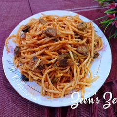 A picture of Winter Veg Spaghetti.