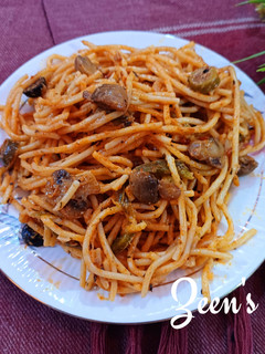 A picture of Winter Veg Spaghetti.