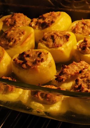 Une photo de Petites pommes de terre farcis au thon